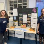 students by a wellbeing table